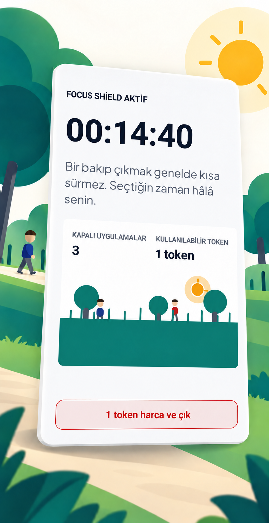 MuchiLife etkin Focus ekranı